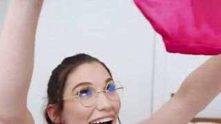 Lily Lou & Abigaiil Morris Panty Fucks Young Bro