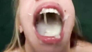 Jasmine Tame Deep throat Thick Penis and Amateur Drink Compilation