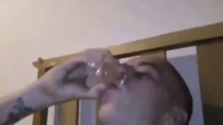 Jasmine Tame Deep throat Thick Penis and Amateur Drink Compilation