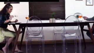desi Wifey Bends Over Table for Deep throat and Booty Finger bang Clip