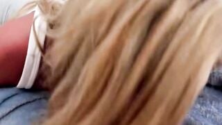 Blonde mom Vivianne DeSilva Blows Stepson's Dick into White Room