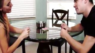 Abigail Mac Helps Huge Dick Teenie inside WC Then Bedroom Banged
