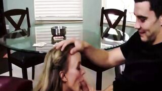 Abigail Mac Helps Huge Dick Teenie inside WC Then Bedroom Banged