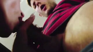 Rachael Cavalli Gets Gangbanged on Kitchen Counter by 2 Men