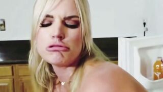 Rachael Cavalli Gets Gangbanged on Kitchen Counter by 2 Men