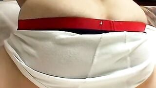 When he is bored he pulls out his schlong and jerks off solo
