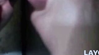 Glory Hole Blowjob by Amateur MILF