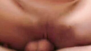 Hottie Blonde cougar Bends Over Bed to Suck Penis Deep throat
