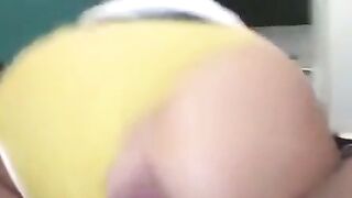 Big Black Dick Pounds PAWG in Yellow Pants