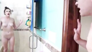 Geeks with Glasses Deepthroats 2 Beauties into Hottie threesome