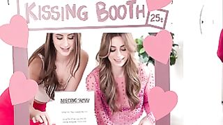 Penelope Kay and Renee Rose at the Making out Booth Suck Rough Dick for Money