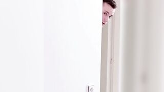 Crystal Swift Deepthroats Stepbro Cock in Laundry Room Free Use