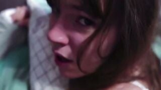 Stefany Wakes Up With Dick Inside Hand And Belly Button Piercing