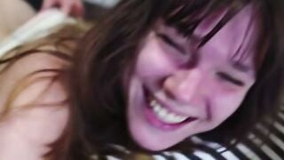 Stefany Wakes Up With Dick Inside Hand And Belly Button Piercing