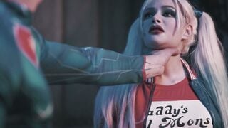 Harley Quinn Cosplay Blows Superman's Dick inside Prison Cell