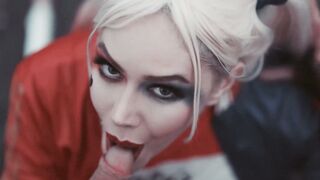 Harley Quinn Cosplay Blows Superman's Dick inside Prison Cell