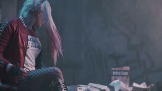 Harley Quinn Cosplay Blows Superman's Dick inside Prison Cell