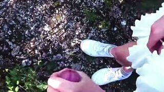 Long breasts and soak snatch Cummed 33
