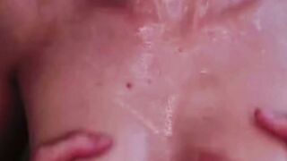 Long breasts and soak snatch Cummed 33