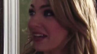 Inked Blonde Roommate Deepthroats bbcs into Bedroom pov
