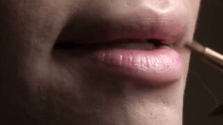 TS Foxxy Deepthroats Big Cock for Tattooed Stud with Creampie