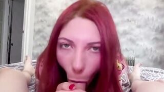 Don Blows Dick inside Pink Pajamas for Morning pov Pounded