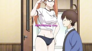 Tall anime volleyball babe rides a tiny cock and takes huge creamy load