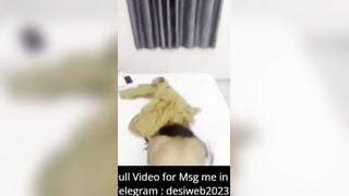 Desi Bhabhi Blows Dick on White Bed