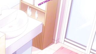 Busty Milf Wife Fucks Teen Husband In Bathroom