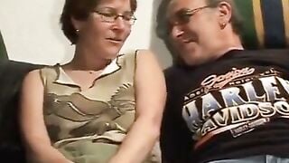 German Amateur Mature Couple Fucks Alone At Home