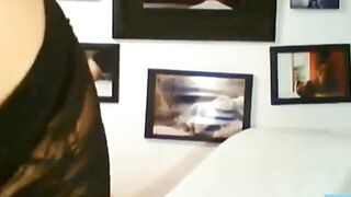 Zully Shows Off Her Tight Latina Ass In Black Lace Webcam