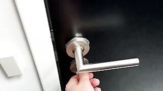 Eva Soda Deepthroats Thick Dick in Green Shirt Fitting Room