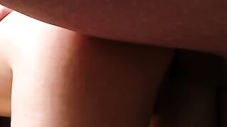 Amateur Stepsister Deepthroats Stepbrother's Bushy Dick On White Blanket