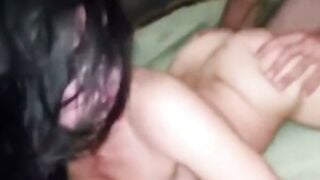 Russian Amateur Wife Sucks Cock Deepthroat Homemade Threesome