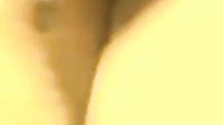 Amateur BBW Girl Rides Big Black Cock Homemade