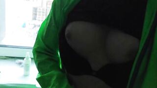 Zombie Apocalypse: Public Masturbation in Abandoned Building