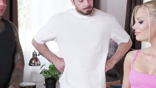 Candee Licious Deepthroats & Gets Hardcore Double Penetrated After Workout