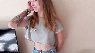 Tattooed Stepsis Sucks Cock And Swallows Cum In Amateur POV