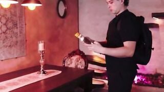 Asian BBW Housewife Fucked By Robber In Her Home