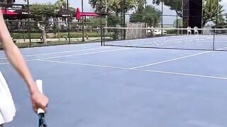 Abigail Mac Gets Fucked By Her Tennis Coach In White Skirt