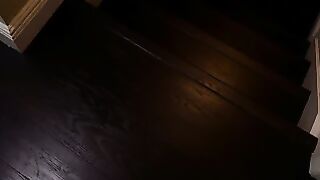 Vina Sky Sucks Cock In Tight Striped Dress Before Doggy Style Creampie