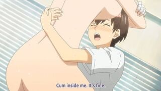 Big Titted Amazon Bounces on Small Guy Until She Milks Him