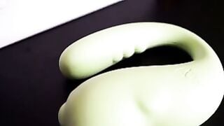 Asian Babe Raine Unboxes Monster Anal Plug for Teen Anal Play