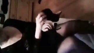 Amateur Wife Sucks Cock on Homemade 8mm Film