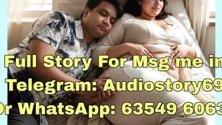 Desi Cougar with Massive Boobs Sleeping in Bed with Husband