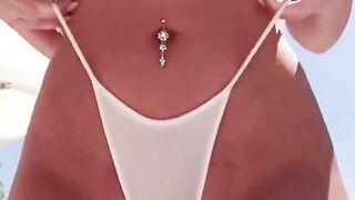 Tattooed Blonde MILF Assfucked Poolside Then Deepthroats Dick Indoors