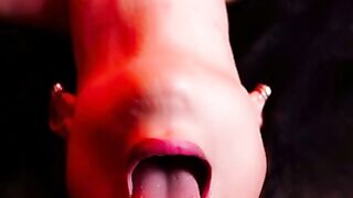 Bombshell Housewife Deepthroats Big Black Dick Robber in Bedroom
