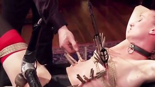 Bonnie Day & Belle Noire Deeply Monstrous Dick at Live BONDAGE Party