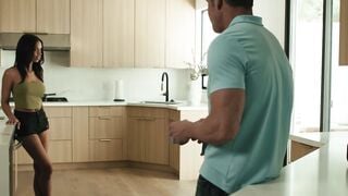 Jazmin Ebony Deepthroats Stepdad Jason Sarcinelli's Big Cock