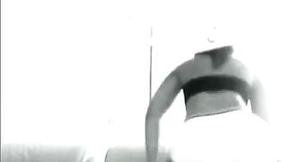 Big Ass Black Girl Twerking in Tight Shorts Webcam Tease